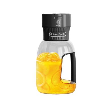 Green Lion Mega Portable Blender with 1L Capacity, 18000rpm Motor Speed, Overweight Protection, 3000 mAh Battery Capacity, 3.5 Hours Charging Time - Black
