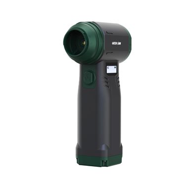 Green Lion Air Master Blower & Vacuum Cleaner with 90000RPM Motor Speed, Turbo Mode, 10 Speed Levels, Multifunctional Nozzles, 150 Minutes Runtime, Digital Display, LED Spotlight - Black