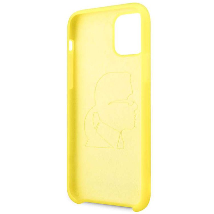Karl Lagerfeld Ikonik Silicone Case For iPhone 11 Pro Max - Yellow