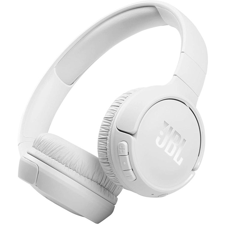 JBL Tune 510BT Wireless On-Ear Headphones with Mic, Pure Bass, 40-hours Battery Life, Foldable Design, Hands-free Calls, Wireless Bluetooth 5.0 White