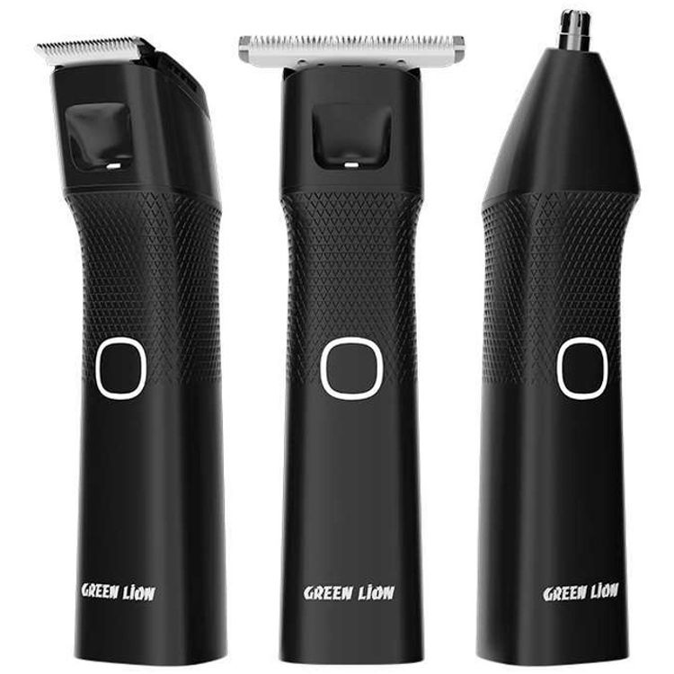 Green Lion 3 in 1 Body Trimmer 1200mAh  - Black
