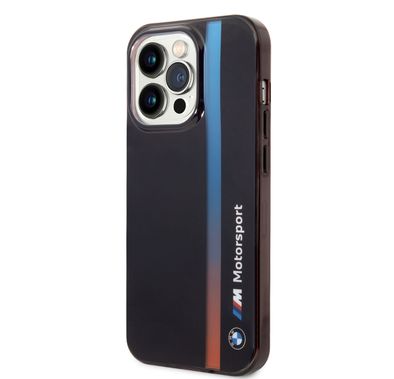 BMW Motorsport IML Case with Tricolor Stripe for iPhone 15 Pro Max