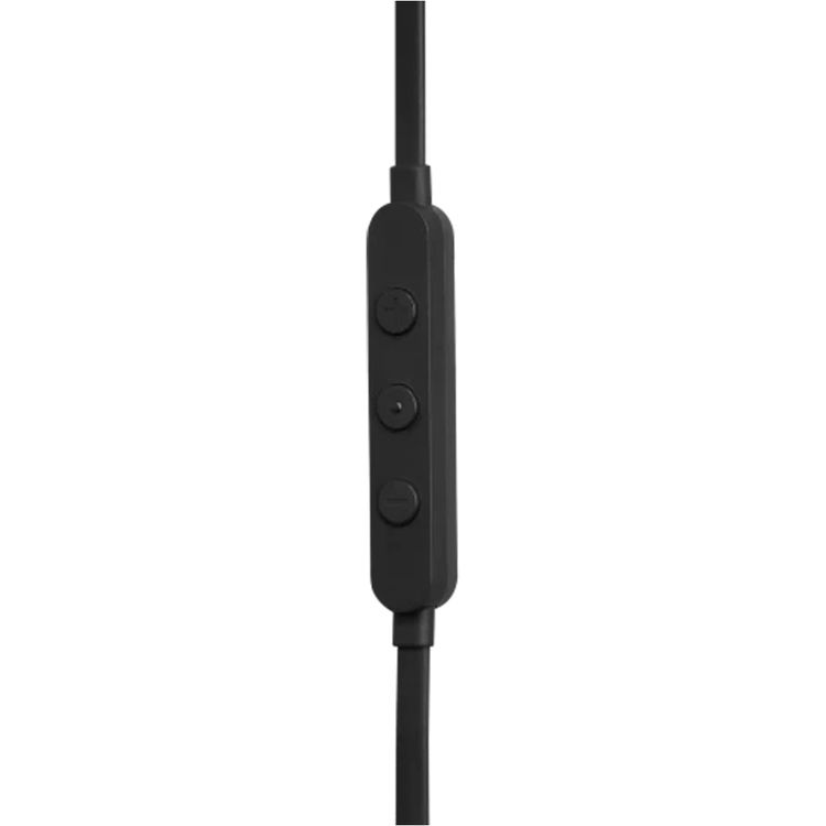 JBL T310C USB-C Wired Earphones, High Resolution Audio, Tangle-Free Flat Cable, Digital to Analog Converter, Compatible with PCs/Mobiles/Gaming Consoles, Pure Bass Sound - Black