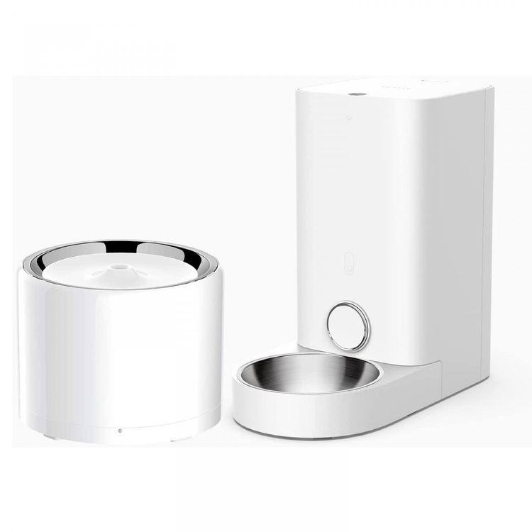 PETKIT Fresh Element Mini Smart Pet Feeder with 2.8L Capacity, Dual Fresh Lock System, Up to 10 Times Usage per Day, Automatic Dosing, Smart Feeding - White