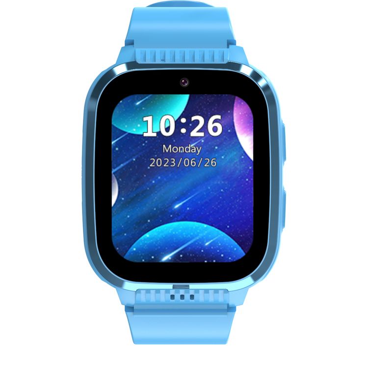  Porodo 4G Kids GPS 1.85 inches Smart Watch Junicare with Touch Display, 36 Hours Working Time, 3 Hours Charging Time, Video Calling - Blue