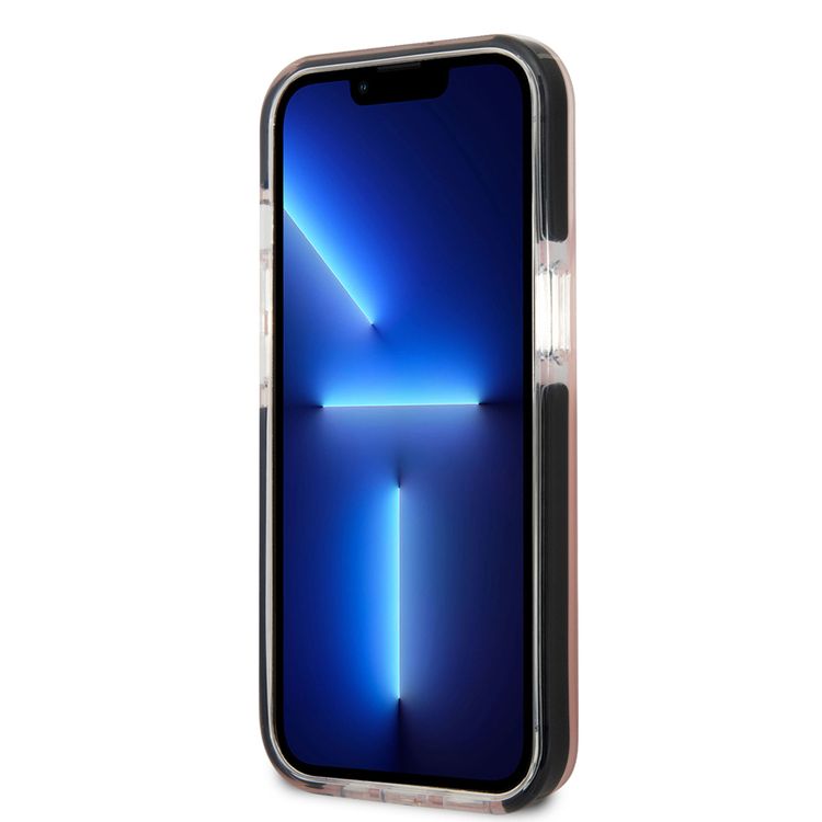 جراب AMG AMHCP13L2EBOO PC/TPE الصلب متوافق مع iPhone 13 Pro 6.1 بوصة - برتقالي/أسود