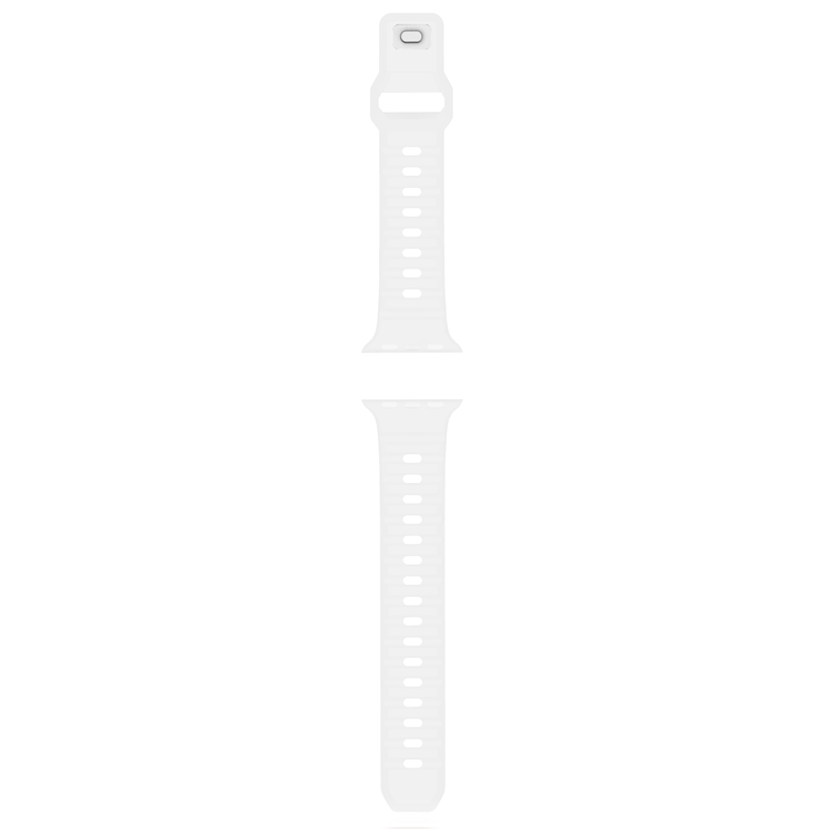 Green Lion Premier Hovel Series Watch Strap for Apple Watch 38/40mm, Pin & Tuck Closure, Adjustable Strap, Easy Installation, Soft & Comfortable Fit - White
