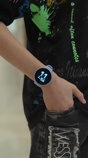 Buy Porodo Kids 4G Smartwatch Android OS with WhatsApp in UAE | SOS Calling - Blue Color | (PDKDSWTBU)