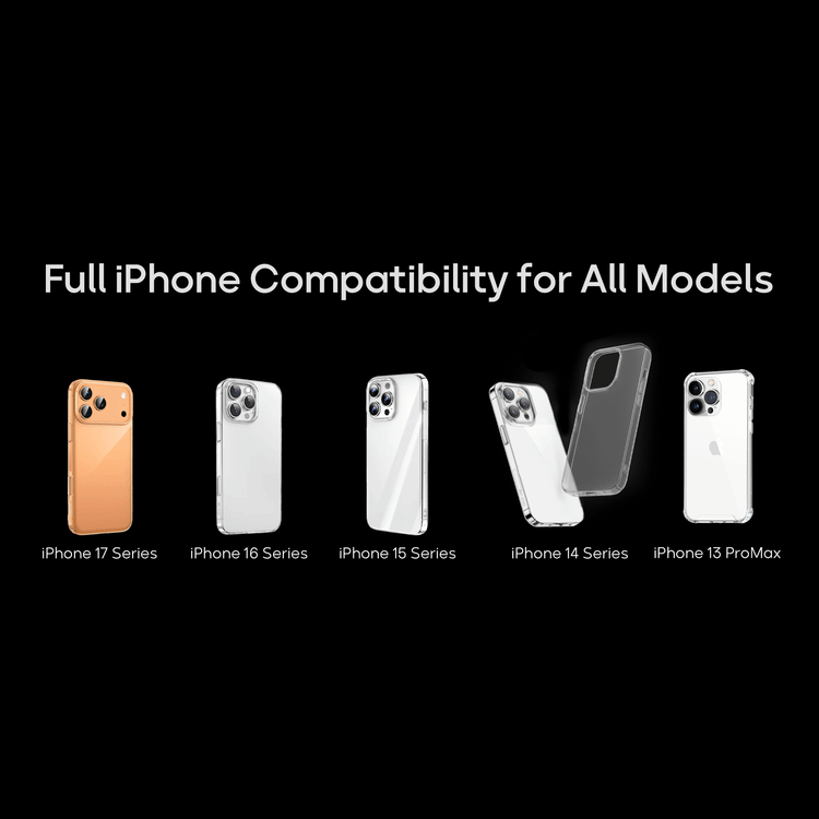 Green Lion Crystal Clear Case for iPhone 17 Pro, Crystal Clarity, Anti-Scratch, Anti-Yellowing, Precise Cutouts, Drop Protection, Anti-Microbial Protection - Clear