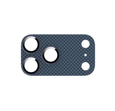 Green Lion Kevlar Guard Camera Lens for iPhone 17 Pro with One-Piece Protector, HD Vivid Pixels, 9H Hardened - Blue