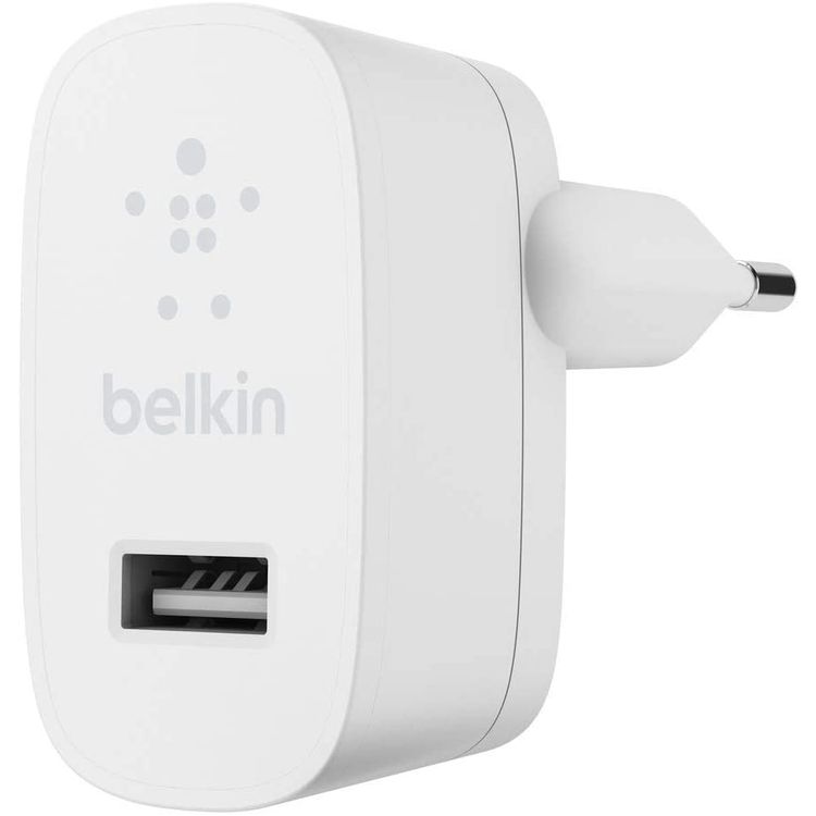Belkin Boost Charge USB-A Wall Charger 12W EU, Fast Charge Lightweight & Compact Travel-friendly.+