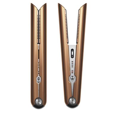 Dyson HS07 Corrale Straightener - Bright Copper/Nickel With Charging dock - Brown