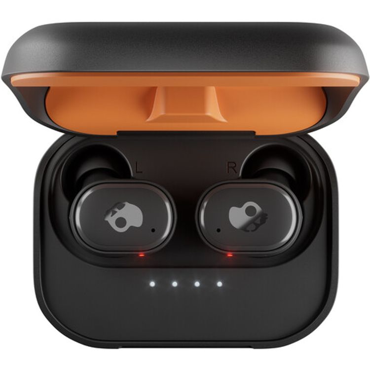 Skullcandy Grind True Wireless In-Ear Earbuds, Up to 40 Hours Total Battery Life, USB-C Rapid Charging Cable, Share Audio, Auto On/Connect - Black