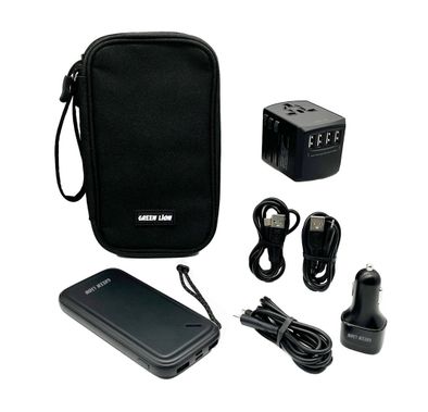 Green Lion 6 In 1 Universal Travel Bag - Black