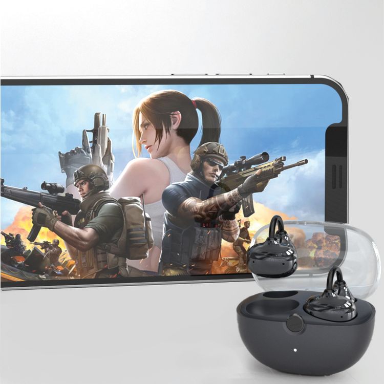 Green Lion Malibu Wireless Earbuds with Voice Assistant, Lightweight Design, Clear Voice Calls, Open-Ear Audio, Bluetooth Version 6.0, 180 Days standby Time, Up to 12 Hours Playtime, Type-C Charging Port, Smart Touch Control - Black