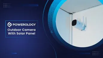 Powerology Wireless Outdoor Camera with Solar Panel