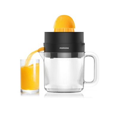 Porodo Lifestyle Bidirectional Juicer with 1.4L Juice Cup Capacity, 30W Power, Powerful AC Motor, Smart Folding Design, 3-Pin UK Plug, Food-Safe Material - Black