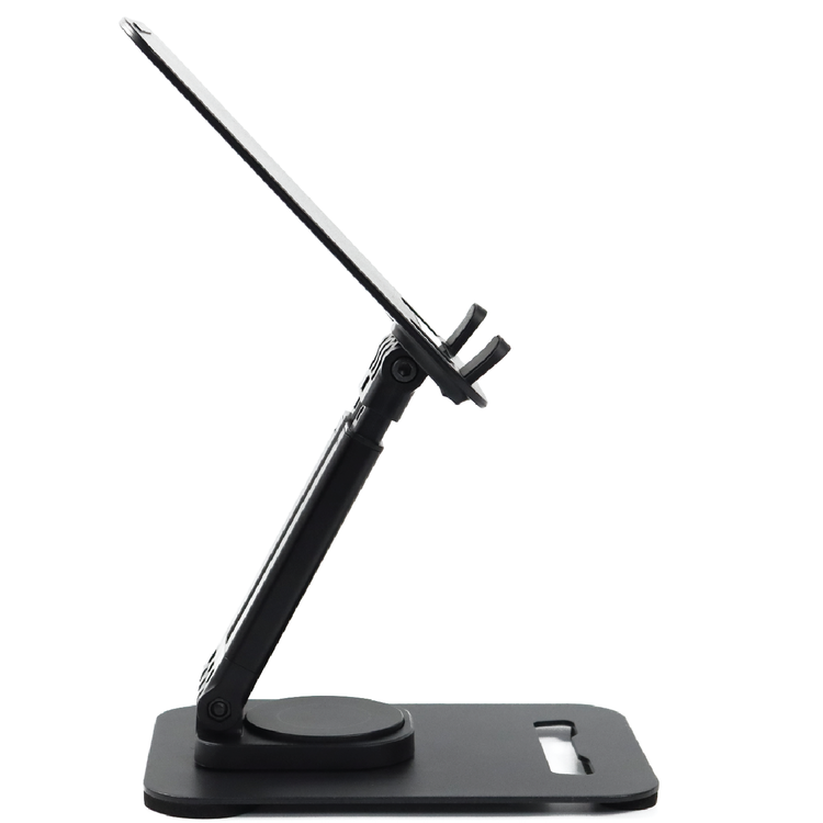 Porodo Foldable Tablet Stand With Adjustable Neck - Black