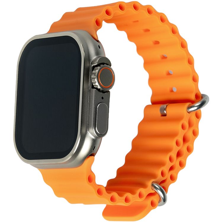 Green Lion Ultra Smart Watch with 10 Days Standby + An Extra Strap  - Orange