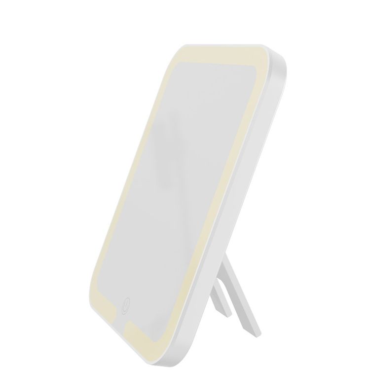 Levelo Elite Make-Up Box Organizer with Detachable Magnetic Mirror, 3 Light Modes, Adjustable Dividers, 4-5 Hours LED Working Time, Touch Control, USB-C Charging Port - Black