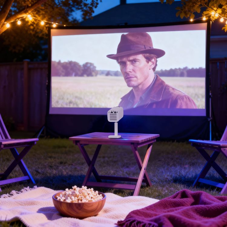 Green Lion Nova جهاز عرض محمول ذكي مزود بسماعة مدمجة بقوة 3 واط، وزاوية ميلان وموقف 180°، واتصال سلس، أندرويد 12، تصحيح الانحراف التلقائي، حلقة تركيز دوارة بسهولة، سطوع بقوة 100 لومن ANSI، جهاز تحكم عن بعد، إصدار Bluetooth 5.0، تصميم سهل الحمل، يصل إلى شاشة عرض بحجم 128 بوصة - أبيض