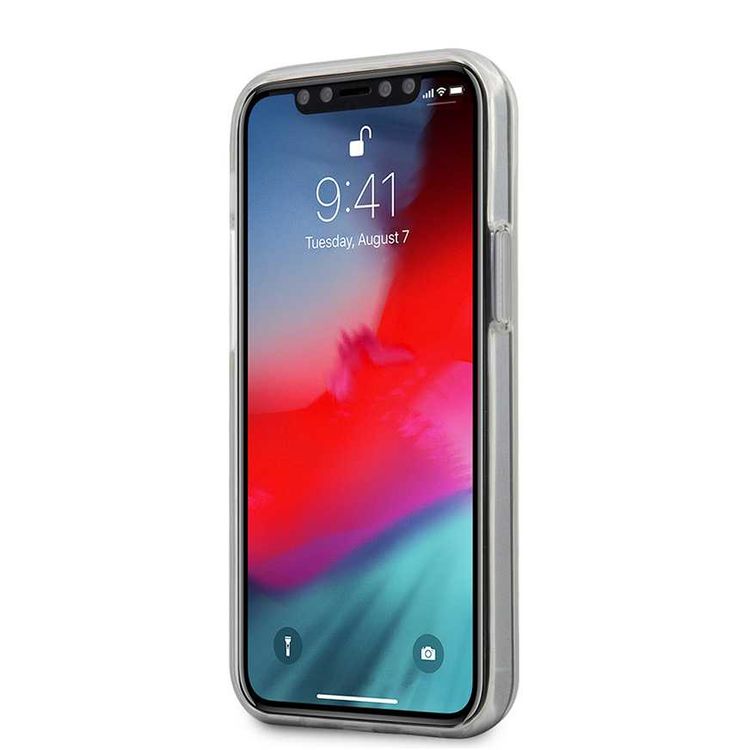 CG MOBILE Mercedes-Benz Transparent Phone Case Embossed 1 Compatible for iPhone 12 Mini (5.4) Officially Licensed - Clear