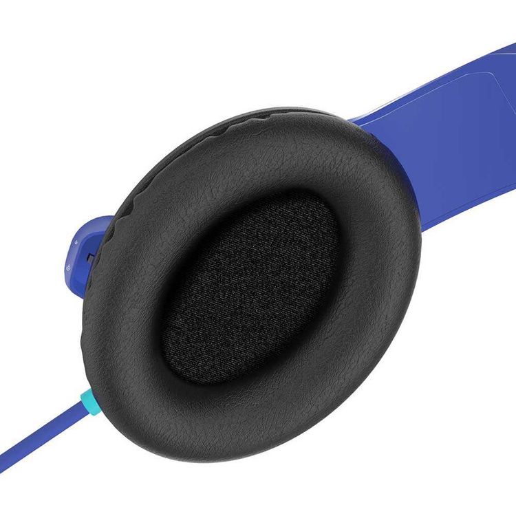 MEE Audio KidJamz 3 Child Headphones with Crystal-clear Sound, Child-safe Materials, Ultra-flexible and Impact-resistant Headband, 20 Hz to 20 kHz Frequency Range, 1.2m Cable Length - Blue