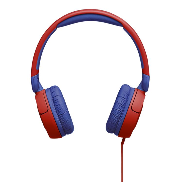 JBL JR310 On-Ear Wired Headphones For Kids - Red/Blue