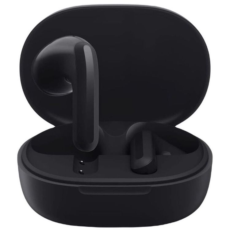 Xiaomi Redmi Earbuds 4 Lite, AI Noise Cancellation, Low Latency Mode, Up to 18.5 Hours Battery Life, Touch Control, Type-C Charging Port, 10 m Operating Distance - Black