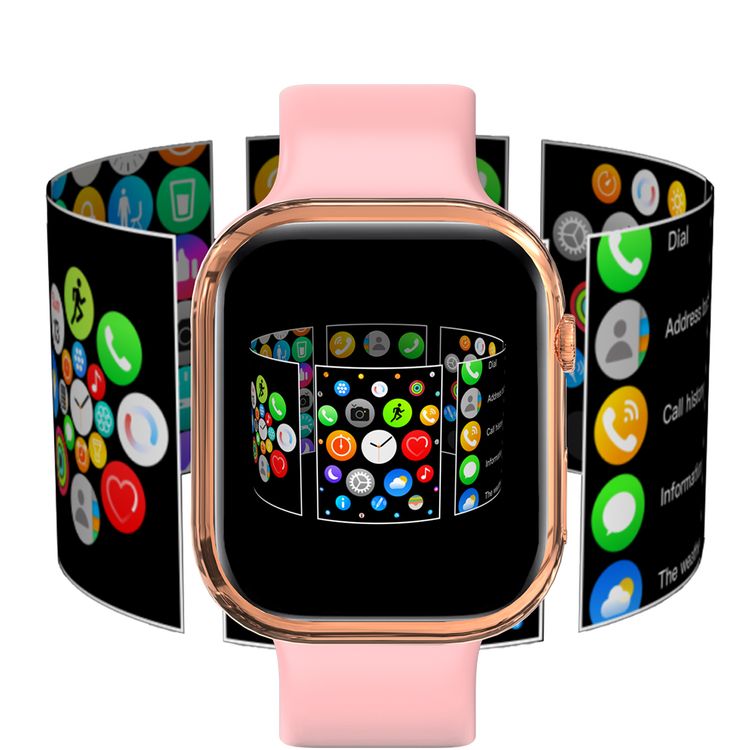 Green Lion Ultimate 41 Smart Watch with Smart Health Tracking, Dynamic Island, Bluetooth Calling, Gesture Operation, Wide-View Display, Sleep Tracking, Crystal Clear Calls on Your Wrist, 3D Animated Interface, Wellness Insights, Multi-Sport Tracking Modes, Bluetooth Version 5.4 - Rose Gold