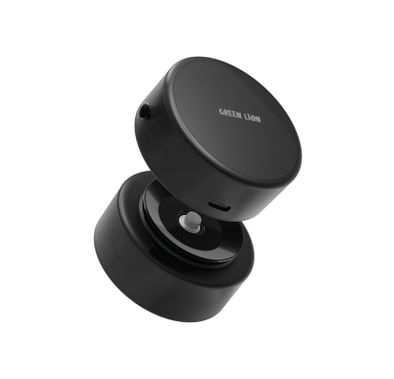 Green Lion Auto-Suction Phone Holder, Aluminum Alloy + ABS + Silicone Material,30 Days Working Time,110mAh Battery Capacity, Multi Scene Switching, Automatic Vacuum Suction - Black