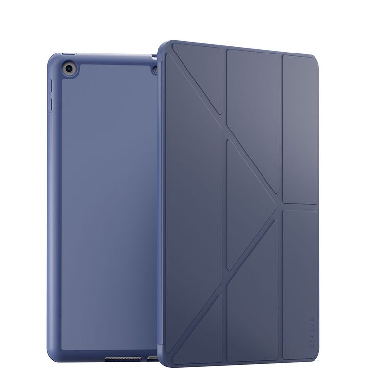 Levelo Elegante Hybrid Leather Magnetic Case for iPad Air 10.2" - Blue