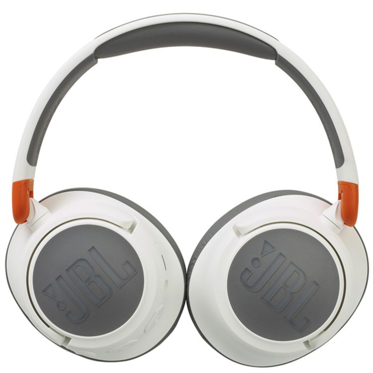 JBL Junior 460NC Wireless Kids Headphones with Active Noise Cancelling, Built-In Microphone, Multi-Point Connection, 30 Hours Battery Life - White