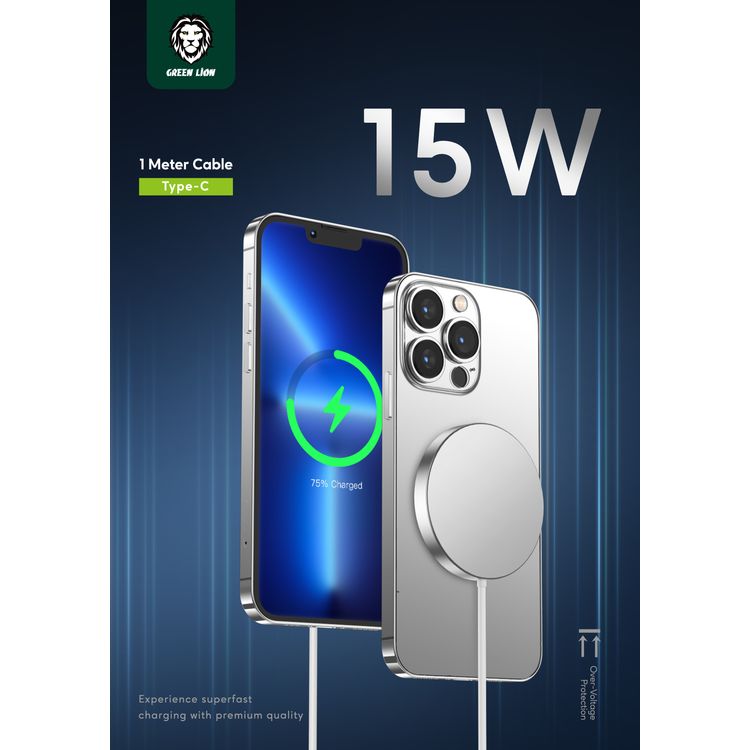 Green Lion Transparent Magnetic Wireless Charger