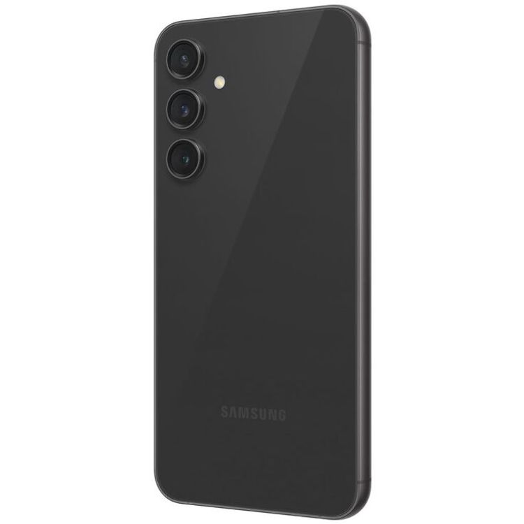 هاتف سامسونج جالكسي S23 FE الذكي بتقنية شبكة الجيل الخامس، شاشة Dynamic AMOLED 2x مقاس 6.4 بوصة، ذاكرة وصول عشوائي (RAM) سعة 8 جيجابايت، سعة تخزين 256 جيجابايت، دقة كاميرا 50 ميجابكسل، معالج ثماني النواة، شريحتي اتصال eSIM، بطارية تدوم طويلاً - جرافيت