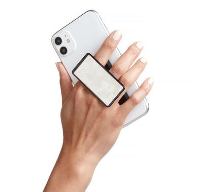 هاندل مقبض هاتف كامو ، أزواج مع أي هاتف ذكي ، مسند متعدد الوظائف ، متوافق مع الشحن اللاسلكي وقبضة الهاتف والحامل - بيجي