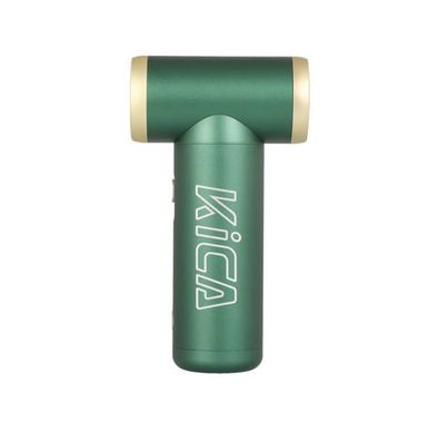 Kica Jet Fan 2, 4 m/s to 20 m/s Adjustable Wind Speed, 101000RPM Brushless Motor, Aviation-Grade Aluminum Shell, Uses for Cleaning, Drying, Inflating & Dusting Hard-to-Reach Areas - Green
