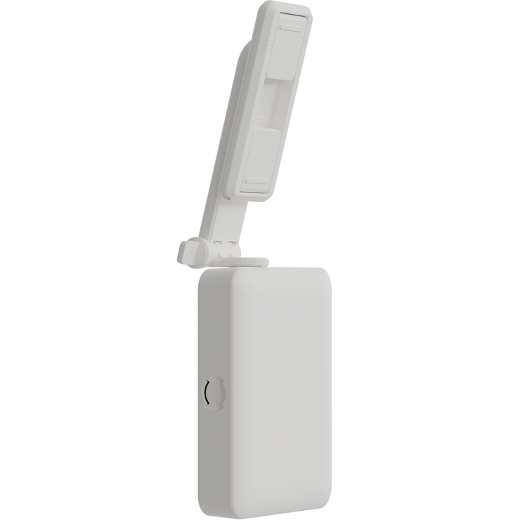 Porodo Lifestyle 3-in 1 Bluetooth Selfi Stick with Detachable Fill Light & Stand, 360° Rotation, Extendable Arm, 12 Hours Working Time - White