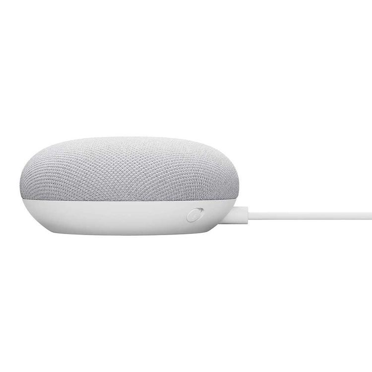 Google Nest Mini ( 2nd Generation ) with Google Assistant (GA00638-CA) - Chalk