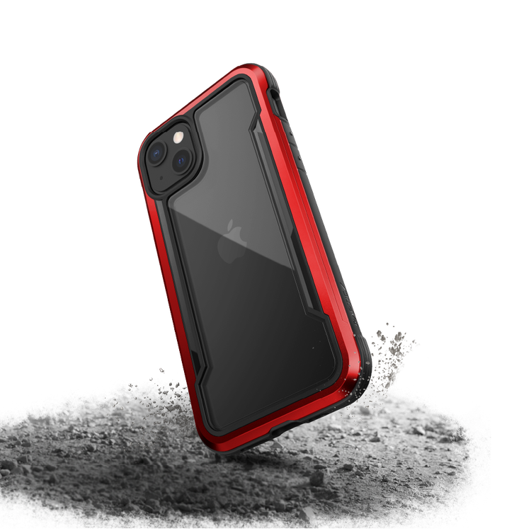 X-Doria Raptic Shield Pro Case with Sleek Design Compatible for iPhone 13 (6.1") Durable Aluminum Frame, Easy Access to All Ports, 10ft Drop Tested, Shock Absorbing