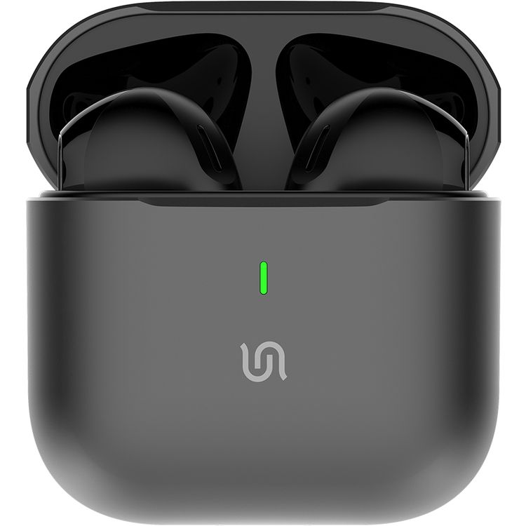 Porodo Soundtec Jetpods In-Ear Wireless Earbuds with 5 Hours Music Playback Time, Bluetooth Version 5.4, 10m Transmission Range, Type-C Charging, Immersive Audio, Ergonomic Fit, Hands-Free Call - Black