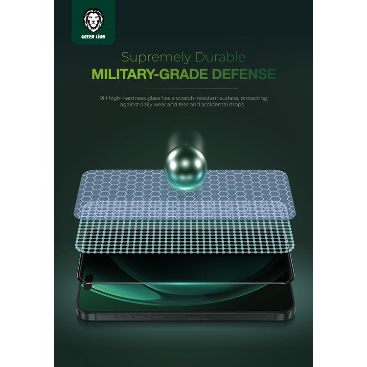 Green Lion 3D Silicone Plus Advanced Privacy Edge Glass for iPhone 16 Plus, Crystal Clear, Bubble Free, Anti Scratch, Highly Responsive, Anti Fingerprint, Grease Resistance - Black 