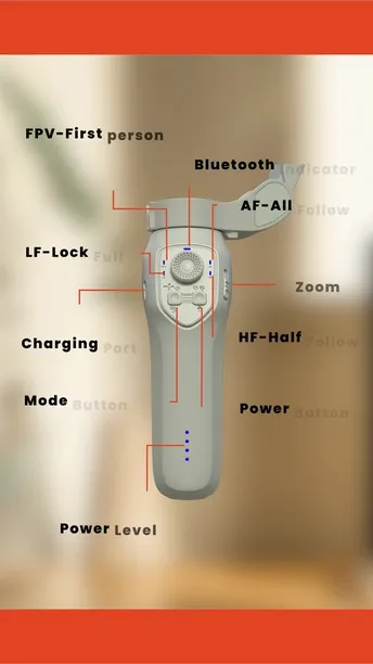 Shop Porodo AI Tracker Gimbal P7C Pro Plus (PD-AITGM-GY)