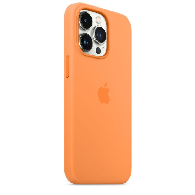 Apple Silicone Case with MagSafe Compatible for iPhone 13 Pro (6.1") – Marigold