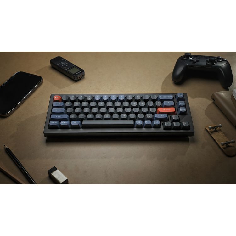 Keychron Q2 QMK Gateron G-PRO Mechanical Keyboard with RGB, Brown Switch and Custom Hot-swappable | Ergonomic Design Gaming Keyboard - Carbon Black