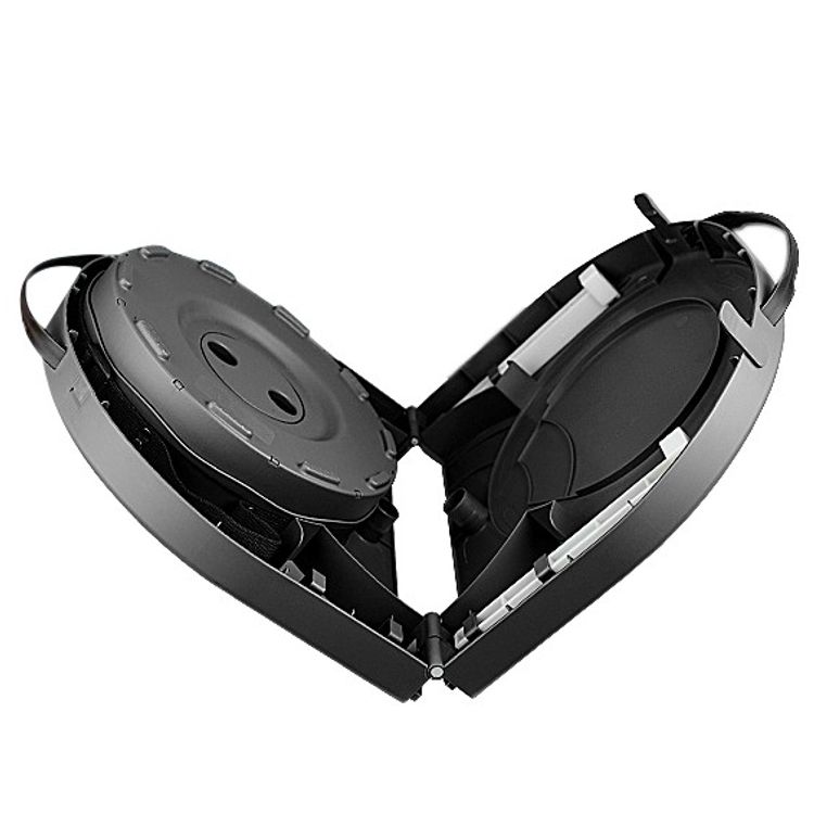 طاولة ومقعد Green Lion 2 في 1 قابلة للطي مع قاعدة مانعة للانزلاق، تعديل ارتفاع تلسكوبي، تعديل ارتفاع تلسكوبي، مادة معززة، قدرة تحميل المقعد 180 كجم، مقبض حمل - أسود