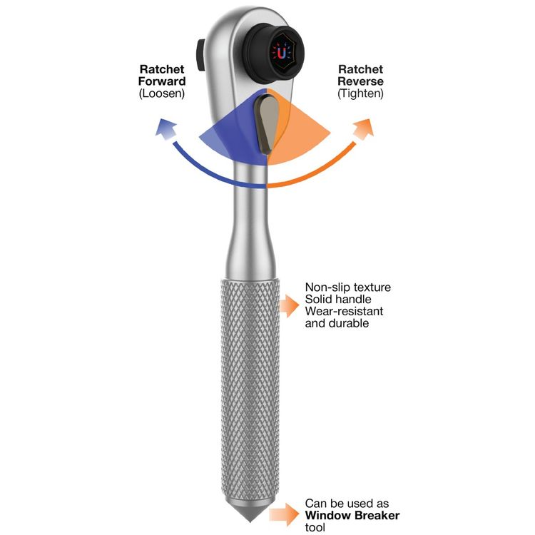 Green Lion 42-in-1 Ratchet Socket Set with 72-Tooth Ratchet Gears, 30 Pieces S2 Screwdriver Bits & 9 Pieces of Six-Point Sockets, 10N.m Max Torque - Black