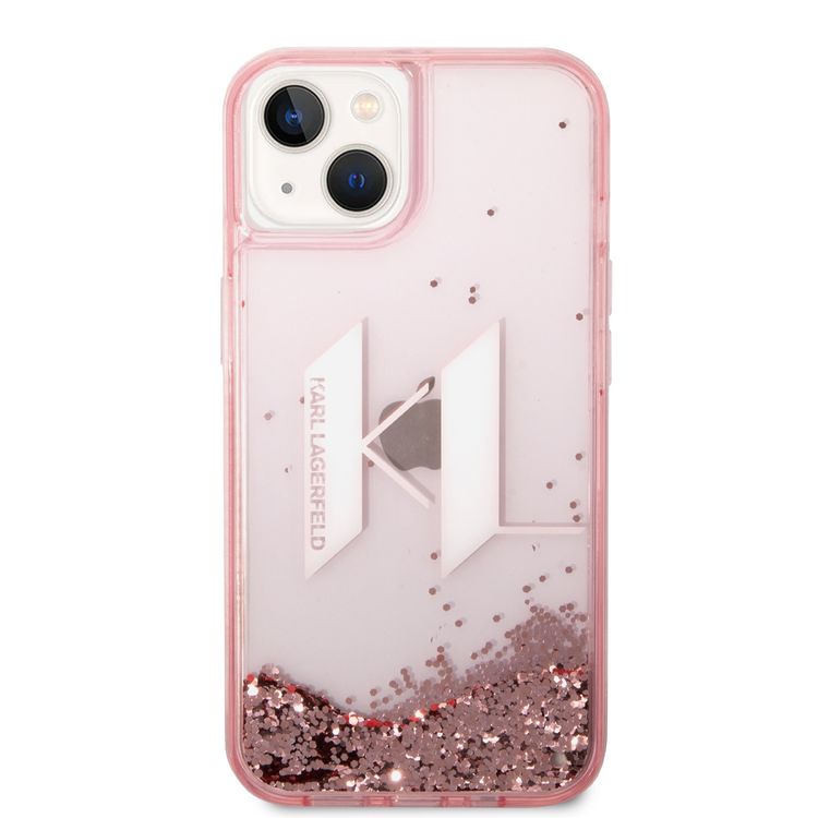 Karl Lagerfeld Liquid Glitter Case Big KL Logo
