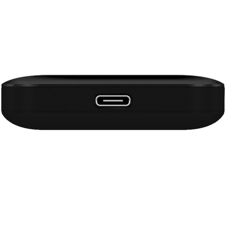 Porodo 4G Wireless Pocket Router with Secure Encryption, 10 Connected Devices, 3000mAh Battery Capacity, 8.5 Hours Working Time, Type-C Charging Port, WiFi 6 Standard, Lightweight and Portable - Black