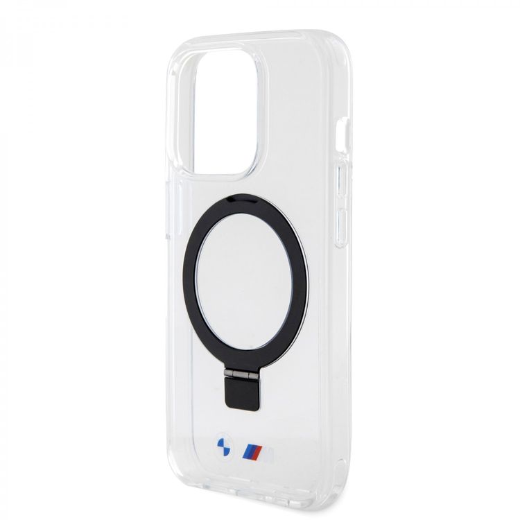 BMW iPhone 15 Pro Max For MagSafe IML Case with Ring Stand  - Clear